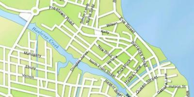 Peta kota Belize city jalan-jalan